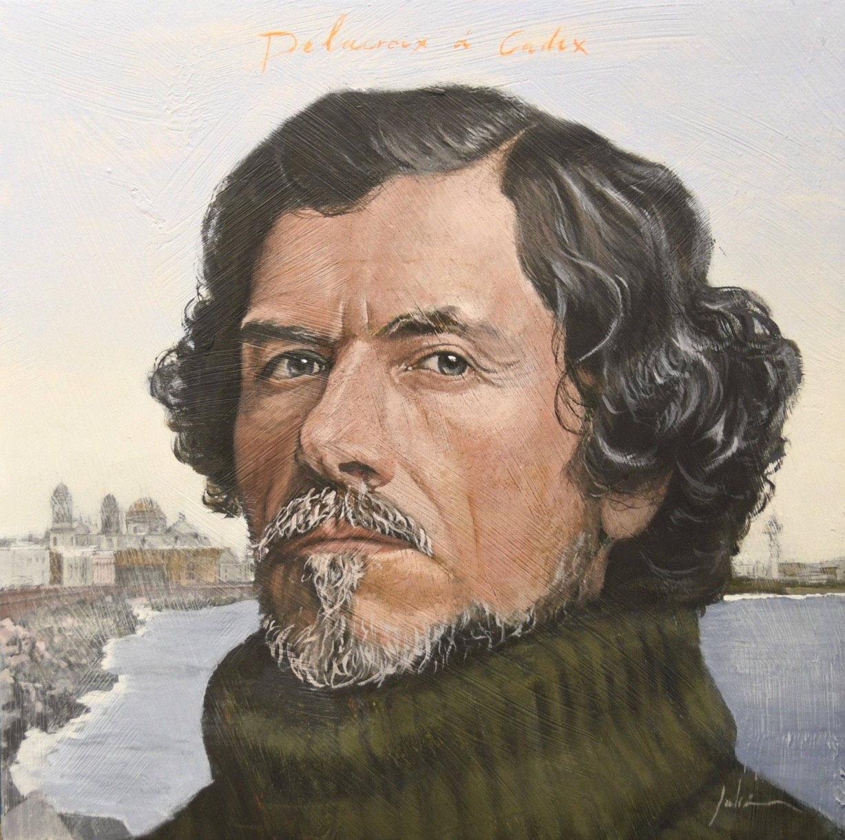 DELACROIX EN CADIX, obra de Julián Gades
